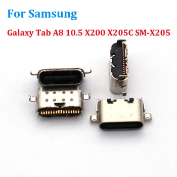 10-50 шт Тип-C USB Зарядное Устройство Разъем Контактный Штекер Для Samsung Galaxy Tab A8 10,5 X200 X205C SM-X205 Порт Зарядной док-станции