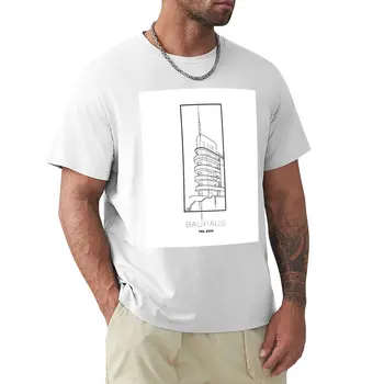 Футболка Bauhaus Tel Aviv customs, мужские футболки с рисунком больших размеров