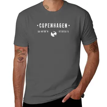 Новая футболка Copenhagen coordinates, футболки на заказ, создайте свою собственную аниме-одежду, эстетическую одежду, футболку, мужскую тренировочную рубашку