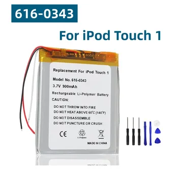 616-0343 Аккумулятор емкостью 900 мАч для iPod Touch 1 поколения, аккумуляторная батарея высокого качества + бесплатные инструменты
