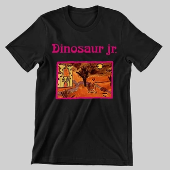 Мужская футболка Dinosaur Jr Из Черного Хлопка С Коротким рукавом, Все Размеры от S до 4XL XX1525