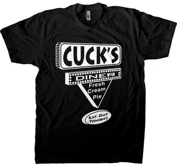 Мужская футболка с изображением рогоносца, футболка Cucks Diner, наставляющая рога женщине
