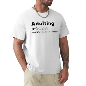 Adulting 1 Star Не рекомендовала бы футболку, блузку с коротким рукавом, мужские футболки champion