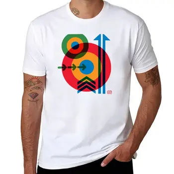 Новая модная футболка Target Arrows в стиле поп-арт 60-х, графические футболки, эстетичная одежда, мужские винтажные футболки