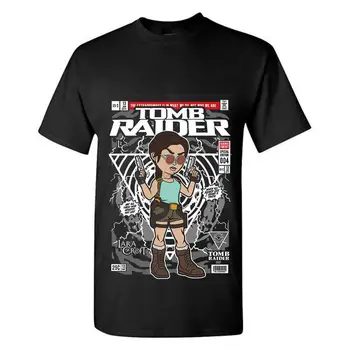 Футболка Tomb Raider в винтажном стиле, футболка с изображением Фанко поп-фильма 