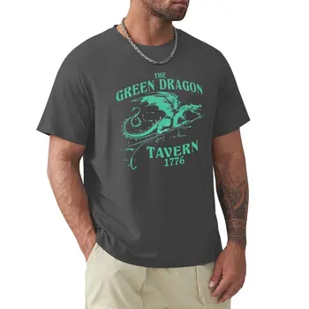Футболка с изображением зеленого дракона, аниме, быстросохнущая футболка, мужские футболки