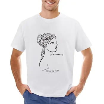 Футболка со статуей Венеры Милосской, спортивная одежда хиппи, мужская футболка оверсайз
