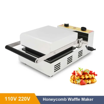 Вафельница Honeycomb 110v 220v, Чугунная сковорода, вафельница в форме сот, машина для приготовления вафельных тортов