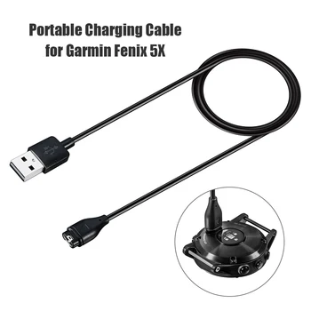 USB-Кабель Для зарядки, Зарядный Шнур длиной 1 м для Garmin Fenix 6S 6 5 Plus 5X Vivoactive 3, Небольшая Пульсация постоянного тока с высокой Эффективностью работы