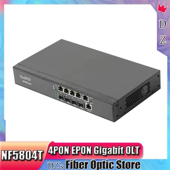 2024 НОВЫЙ Оптоволоконный MINI 4pon EPON OLT 4port DC12V WEB SNMP CLI, Совместимый с 256 пользователями HUWEI ZTE FTTH Small Access Network
