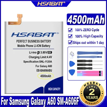 Аккумулятор HSABAT EB-BA606ABU 4500 мАч для Samsung Galaxy A60 SM-A606F/DS SM-A6060 SM-A606F Аккумуляторы