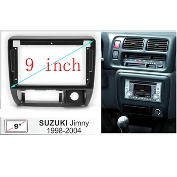 9-дюймовая Автомобильная Радиопанель для SUZUKI JIMNY 1998-2004 Dash Kit Установка Лицевой Панели Консоли Переходная Пластина 9-дюймовая Накладка