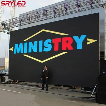 Аренда светодиодной видеостены SRYLED P2.6mm, P2.9mm, P3.91mm Упаковка Светодиодный экран для показа на сцене для мероприятий в помещении и на открытом воздухе