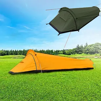 1 Комплект Прочной Наружной Палатки, Толстая Сверхлегкая Походная Палатка Для Одного Человека, Ветрозащитная Многофункциональная Прочная Каркасная Походная Палатка