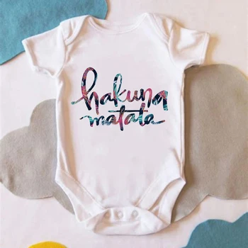 Хакуна МАТАТА Король Лев, Милая мультяшная Одежда для малышей, Летние Винтажные Комбинезоны для новорожденных, Комбинезоны для малышей