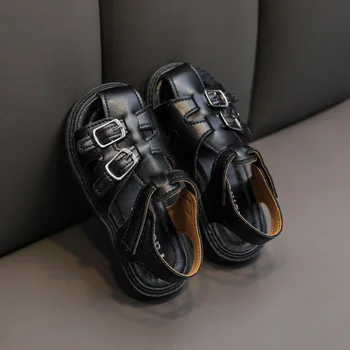 Новая Летняя детская обувь для девочек 2022 года, Сандалии В Британском Стиле, Модная одежда Для Маленьких Принцесс