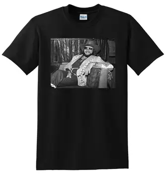 Футболка Хэнка Уильямса-младшего, черная хлопковая футболка, забавный винтажный подарок для мужчин и женщин, горячая распродажа