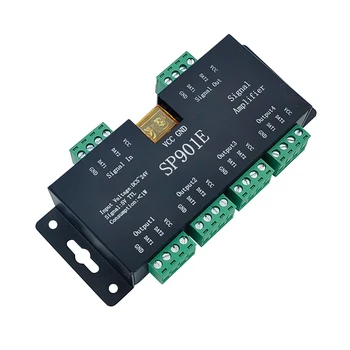 SP901E 24V 4-канальный усилитель группового сигнала для модуля Magic LED Pixel Strip DMX512