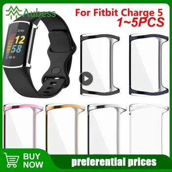 1 ~ 5ШТ Защитная гидрогелевая пленка для Fitbit Charge 5 4 3 2 Защитная пленка для экрана Fitbit Charge 5 4 3 2 (не стеклянная) Защитная пленка