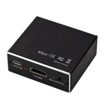 Аудиовыставка HDMI 4K X 2K + оптический TOSLINK SPDIF + 3,5-мм преобразователь стереозвука HDMI Audio Splitter