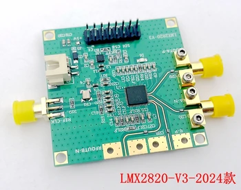 Версия 2024 года LMX2820 с высокой выходной частотой 5,65-11,3 ГГц, Плата оценки источника низкого фазового шума, Плата разработки