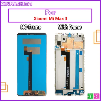 Для Xiaomi Mi Max 3 Max3 ЖК-дисплей ЖК-экран для Xiaomi Mi Max 3 ЖК-дисплей с цифровым преобразователем сенсорного экрана в сборе для замены