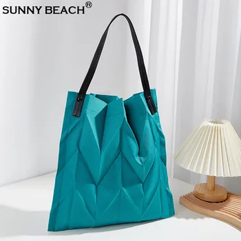 Сумка через плечо SUNNY BEACH, сумки для покупок, женские сумки Bolsas, женские сумки-тоут, складная японская популярная уличная сумка для покупателей