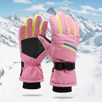 Зимние лыжные перчатки с брызгозащищенным нескользящим экраном h Универсальные теплые перчатки