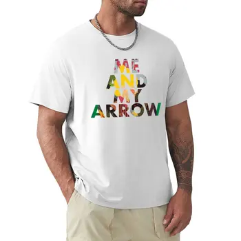 Футболка Nilsson THE POINT Me and My Arrow с коротким рукавом, футболка с животным принтом для мальчиков, спортивная рубашка, мужские футболки