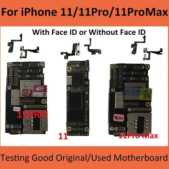 Оригинальная Разблокированная материнская плата для iPhone 12 Pro XR XS 11 Pro Max Чистый iCloud с Face ID В ПОРЯДКЕ Тестирование логической платы Хорошее