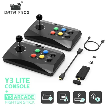Игровая консоль Data Frog Y3 Arcade 4K с Игровой Аркадной Клавиатурой, Встроенной Стикой для 10000 Игр Для Ps1/fc/gba Retro Tv Dendy