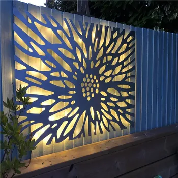 Декоративная алюминиевая ограда для частного сада, перегородка для загородки виллы