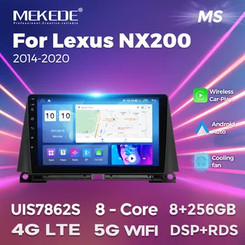 Автомобильное радио MEKEDE M800S UIS7862S для Lexus NX200 Z10 NX 200 2014-2020 Мультимедийный Плеер GPS Навигация Для Carplay Android Auto