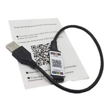 Мини RGB Bluetooth-совместимый Контроллер USB 5V Музыкальный Bluetooth Светодиодный Контроллер Light Strip Контроллер Для RGB LED Strip