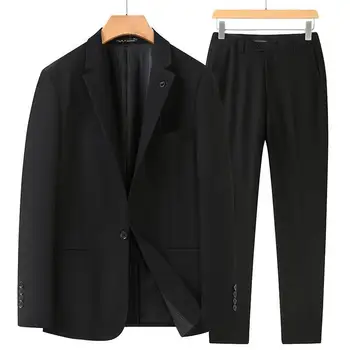 8052-Футболка-Мужской костюм на заказ с короткими рукавами, новая летняя мода, модный бренд, трендовая мужская одежда с короткими рукавами