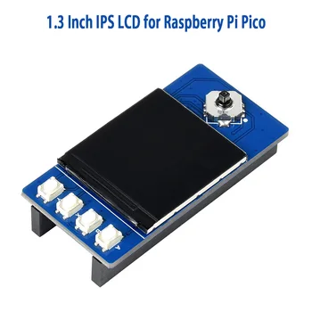 Raspberry Pi Pico 1,3-Дюймовый IPS ЖК-дисплей 240X240 65K Цветов Экранный Модуль SPI Интерфейс для Платы Raspberry Pi Pico