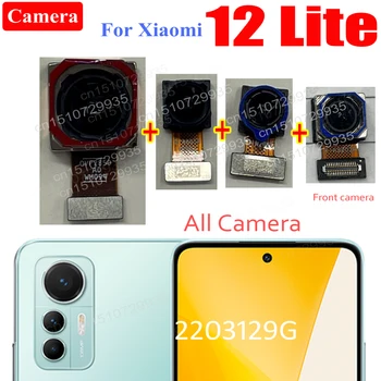 Оригинальная Фронтальная Камера Заднего Вида Для Xiaomi Mi 12 Lite Selfie Фронтальная Большая Задняя Сторона Основная Широкоугольная Макро-Камера Заднего Вида Гибкий Кабель
