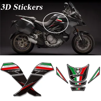 Накладки на бак, ручки, наклейки, Отличительные знаки, комплект для подачи газа, мазута, защита колена для Ducati MULTISTRADA 1200 S 1200 S