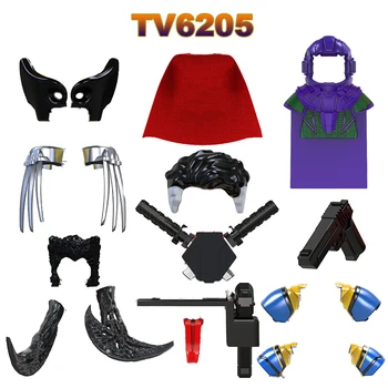 TV6205 Персонажи горячих фильмов, мини-собранные строительные блоки, фигурки из АБС-пластика, детские развивающие игрушки Juguetes
