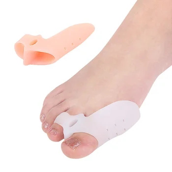 1 пара Мизинцев, Мизинец и Большой палец стопы для ежедневного использования Силиконовый Корректирующий гель для защиты большого пальца стопы, Разделитель пальцев ног для ухода за ногами