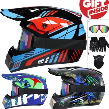 Отправьте 3 штуки подарочного мотоциклетного шлема, детского внедорожного шлема, велосипедного даунхилла AM DH cross helmet capacete motocross casco шолом