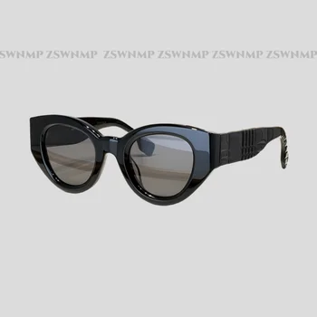 2024 Новые модные женские солнцезащитные очки в овальной оправе 