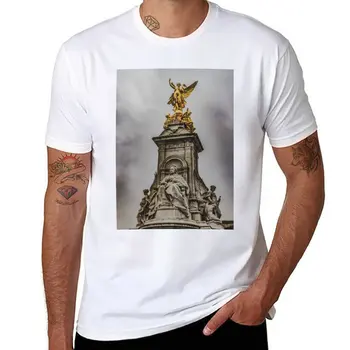 Новая футболка с Мемориалом королевы Виктории, футболка оверсайз, графические футболки, футболка для мальчика, футболки для мужчин, хлопок