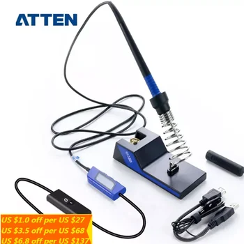Электропаяльник ATTEN GT-2010, USB-сварочная ручка, портативный 10 Вт, мини-ротор, кнопка регулировки 2A 5V