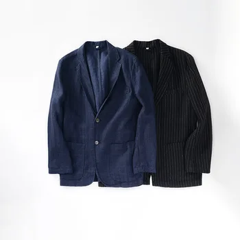 Мужской приталенный однотонный официальный пиджак K-Suit west
