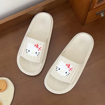 Sanrio hello kitty 2022 EVA тапочки мужские женские летние модные домашние сандалии и тапочки с мягкой подошвой для ванной комнаты