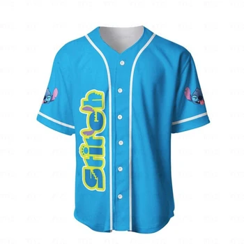 Новый Мужской Спортивный Кардиган Creepy Mickey Mouse Disney Custom Baseball Jersey Топы Для Мальчиков