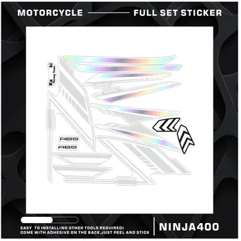 Для Ninja 400 2020 Высококачественные Защитные Декоративные Наклейки Подходят Для Мотоцикла Ninja400 Зеленый Обтекатель Полный Комплект Наклеек