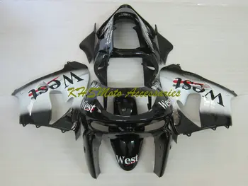 Изготовленный на Заказ Комплект Мотоциклетных Обтекателей для KAWASAKI Ninja ZX9R 1998 1999 ZX-9R 98 99 ZX 9R Инжекционный Белый Черный Кузов