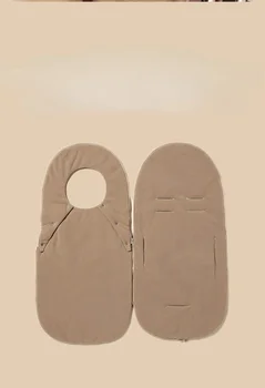 Детский спальный мешок Мягкое Толстое Теплое одеяло для новорожденных, Одежда для мальчиков и девочек, Спальные мешки, Обертывание коляски, Пеленание
